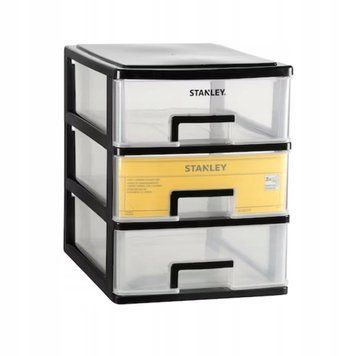 Ящик STANLEY ESSENTIAL S вертикальний з 3 висувними секціями, пластмасовий, 21,5 x 15,1 x 18,9 см STST40710-1 фото