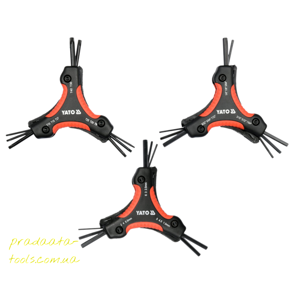 НАБІР КЛЮЧІВ HEX, HEX  INCH I TORX  05644 фото