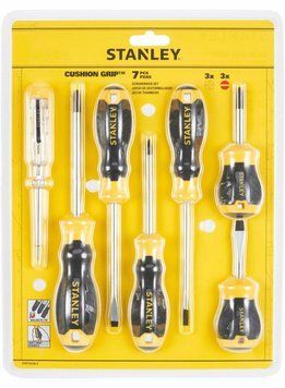 Набір викруток STANLEY "Cushion Grip S/DRIVER" : 7 шт STHT16166-0 фото