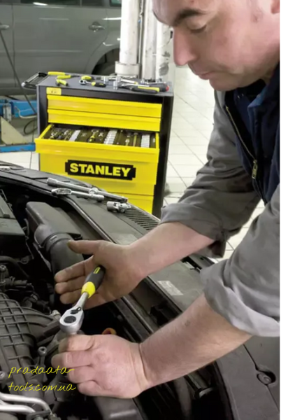 Тріщатка STANLEY : квадрат 1/2", 72 Зубці. крок 5&deg;, швидковстановна. STMT82665-0 фото