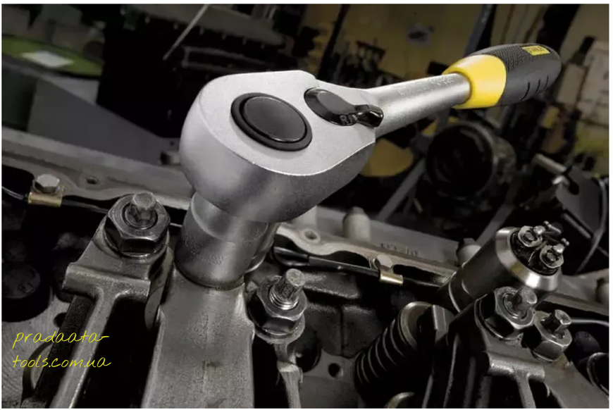 Тріщатка STANLEY : квадрат 1/2", 72 Зубці. крок 5&deg;, швидковстановна. STMT82665-0 фото