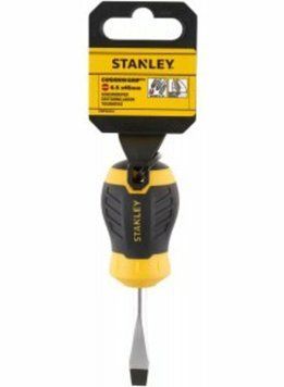 Викрутка плоска STANLEY "Cushion Grip" S/D FLARED: 6.5 X 45MM STHT16147-0 фото