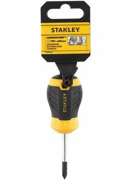 Викрутка хрестова STANLEY "Cushion Grip" S/D "Philips": PH1 X 45MM STHT16154-0 фото