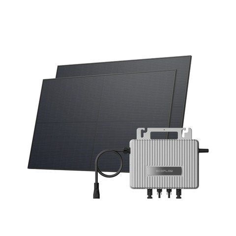 Комплект EcoFlow STREAM Microinverter + 2 x 450W Rigid Solar Panel Combo Bundle EFStreamMI800W+DIY5M+PV3M*4/2х450 фото